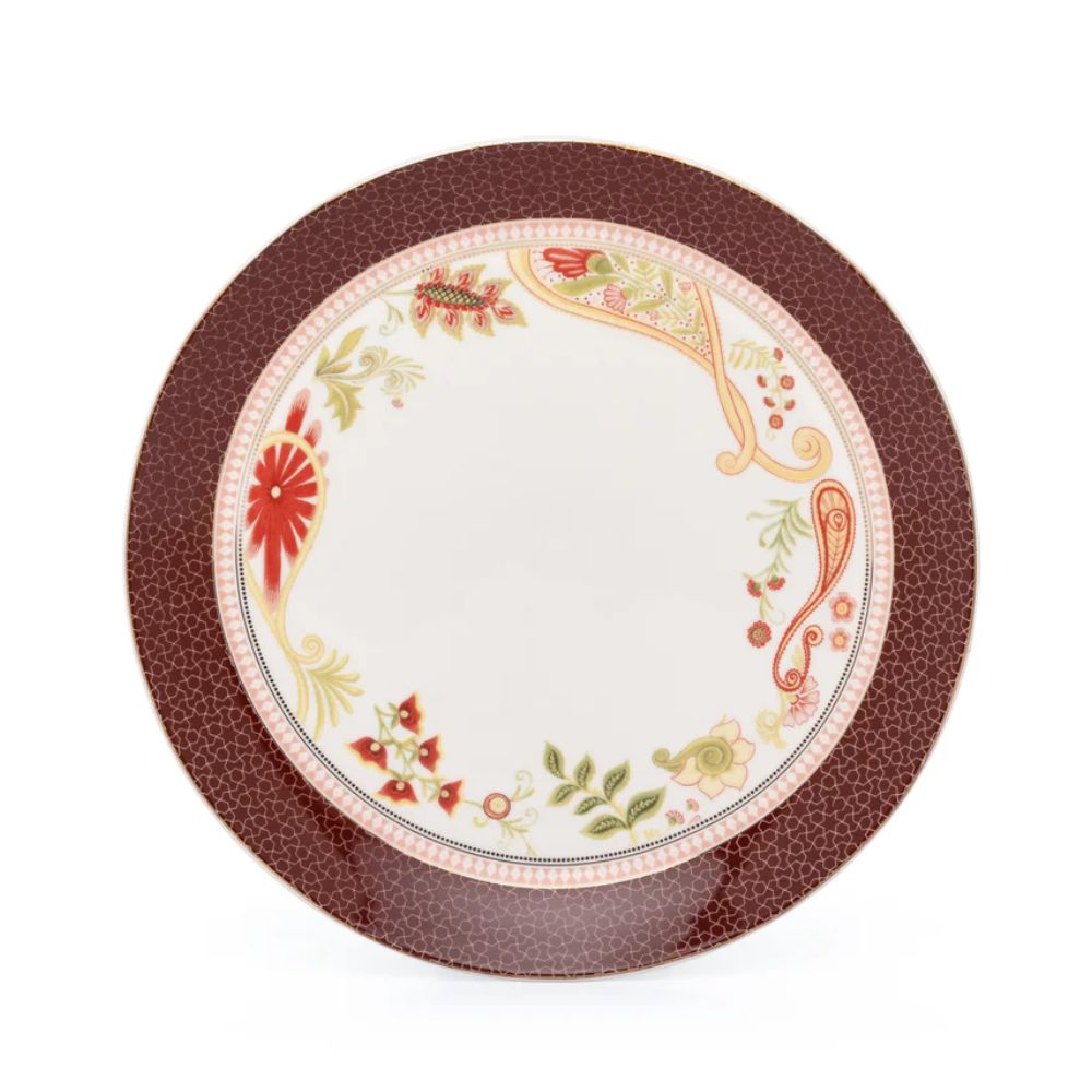 Urmi Ceramic Fiesta Dinner Set | Set of 34 Pcs