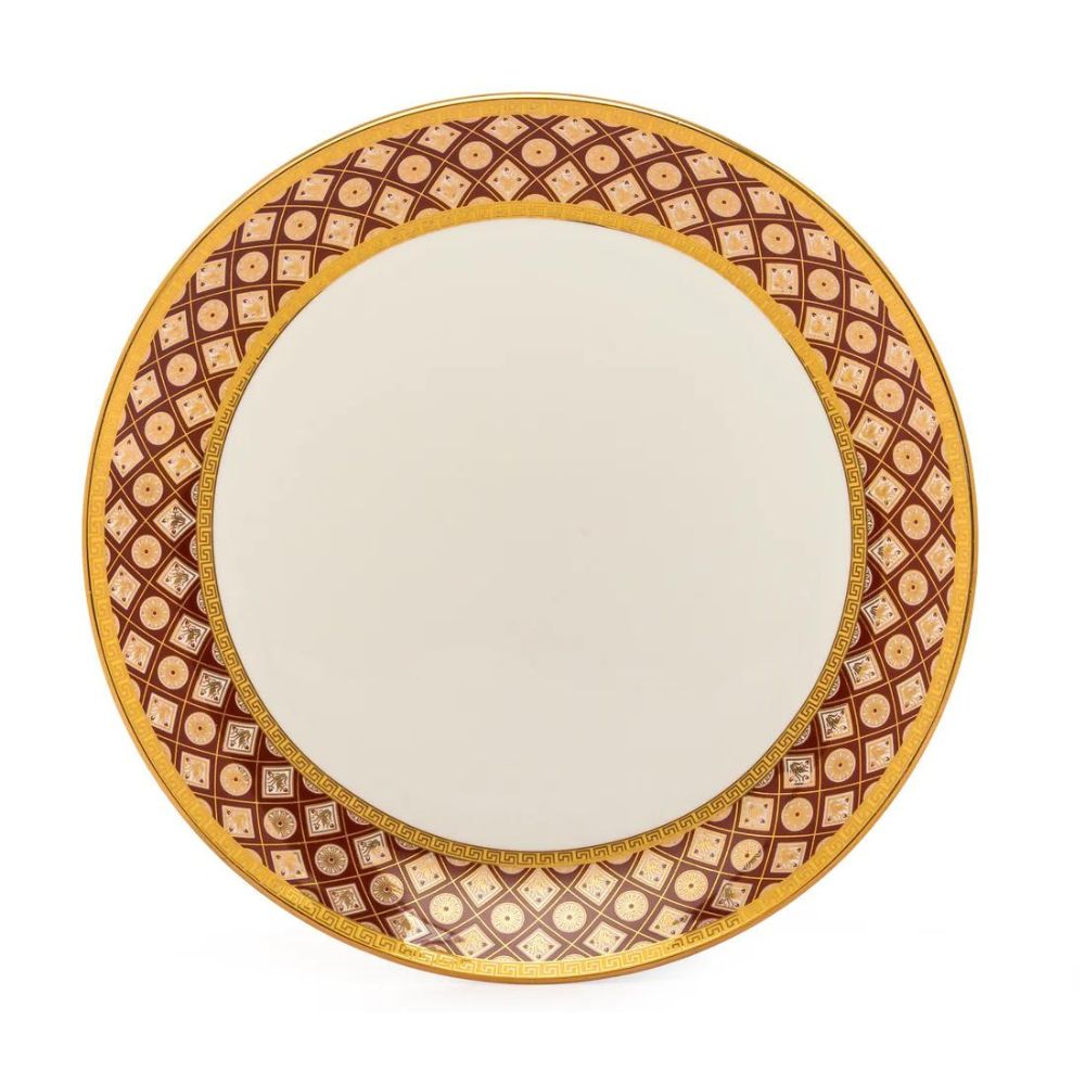 Urmi Royal Velvet Dinner Set | Set of 38 Pcs