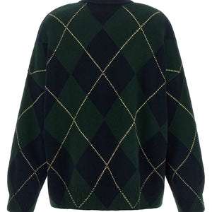 Be You Diamond-shaped Crew Neck Sweater