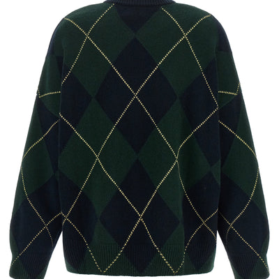 Be You Diamond-shaped Crew Neck Sweater