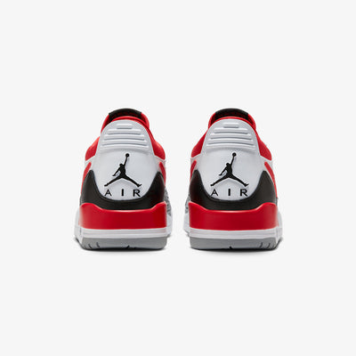 Jordan | AIR JORDAN LEGACY 312 LOW  { WHITE/FIRE RED-BLACK-WOLF GREY
