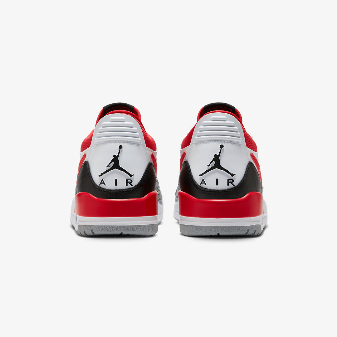 Jordan | AIR JORDAN LEGACY 312 LOW  { WHITE/FIRE RED-BLACK-WOLF GREY