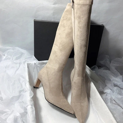 Leona Over Knee Premium Suede Boots