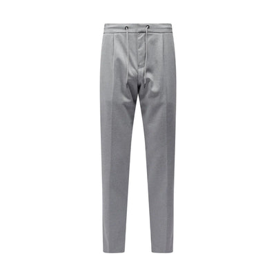 Peckham Rye Flannel Light Grey Marl Tech Drawstring Trousers