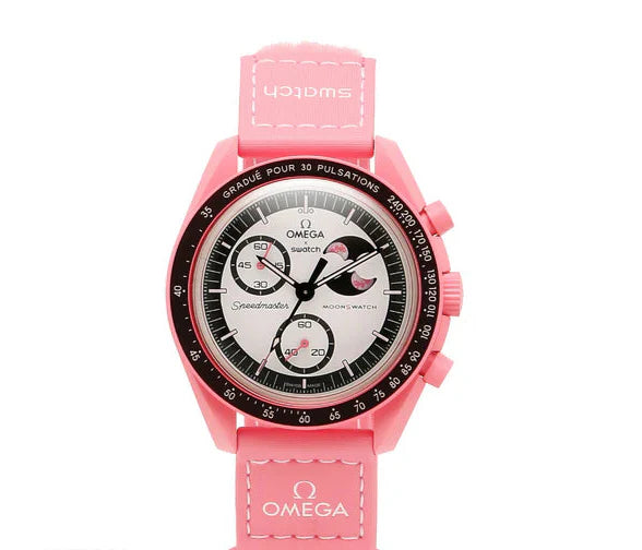 Swatch x Omega Bioceramic Moonswatch Mission to the Pink Moon