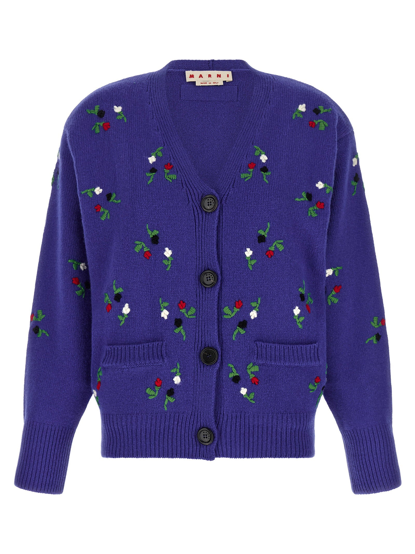 Marni Floral Embroidery Cardigan