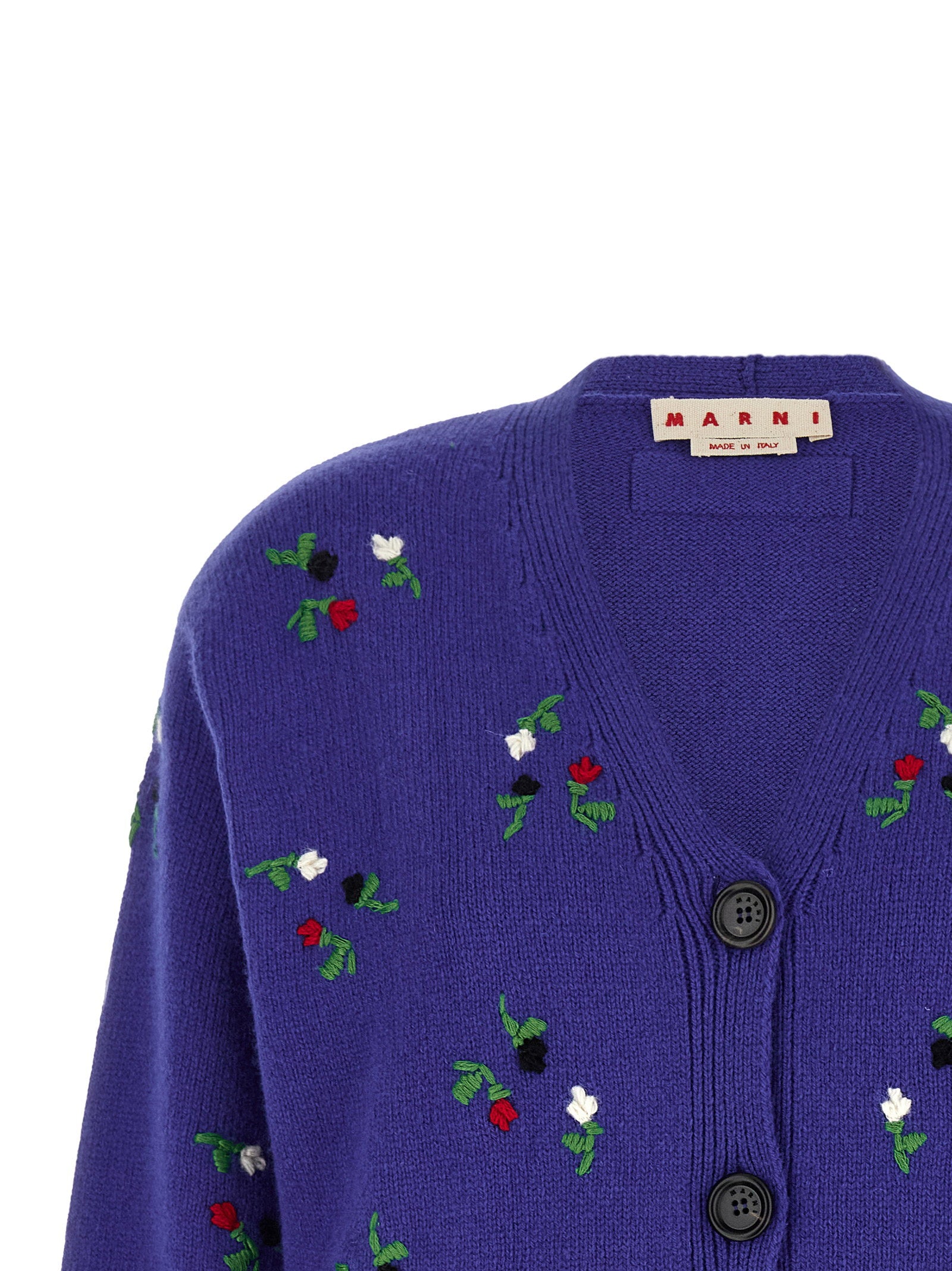 Marni Floral Embroidery Cardigan