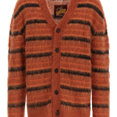 Marni Brushed Striped Cardigan