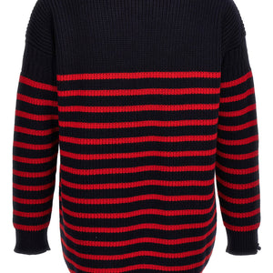Marni Destroyed Effect Striped Cardigan