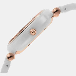 Carlie Mini Women Quartz White Dial Analog Ceramic Watch CE1104