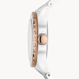 Fossil FB-01 White Dial Women's Watch 36mm