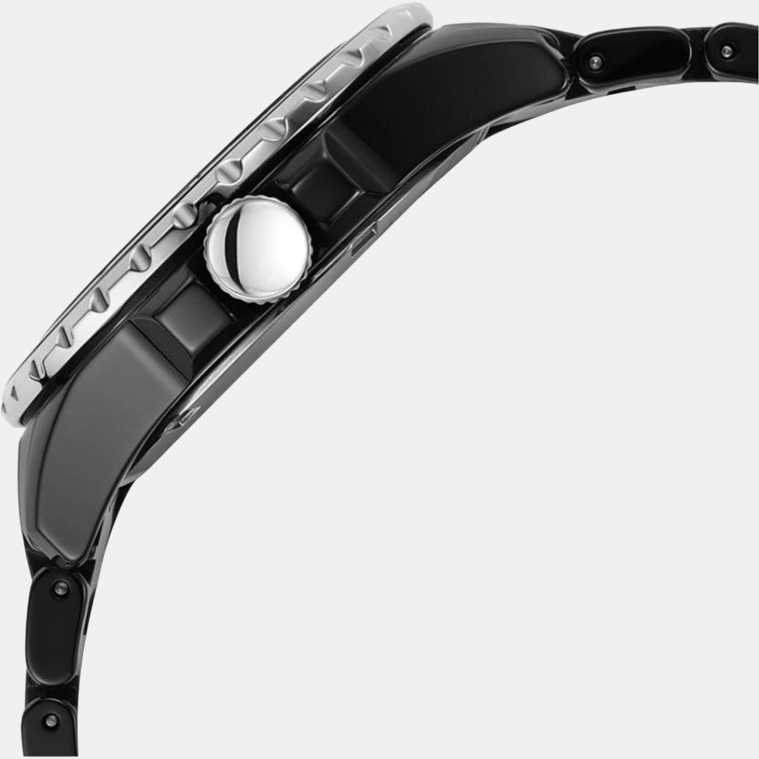 Fb-01 Women Quartz Black Dial Analog Ceramic Watch CE1108