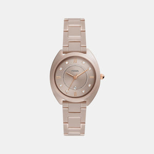 Gabby Women Quartz Salted Caramel Dial Chronograph Ceramic Watch CE1110