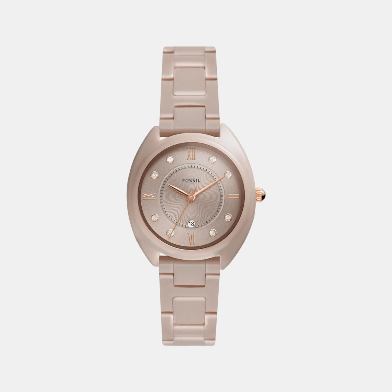 Gabby Women Quartz Salted Caramel Dial Chronograph Ceramic Watch CE1110