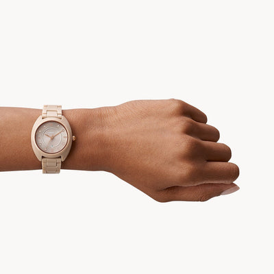 Fossil Gabby Salted Caramel Dial Women 34mm