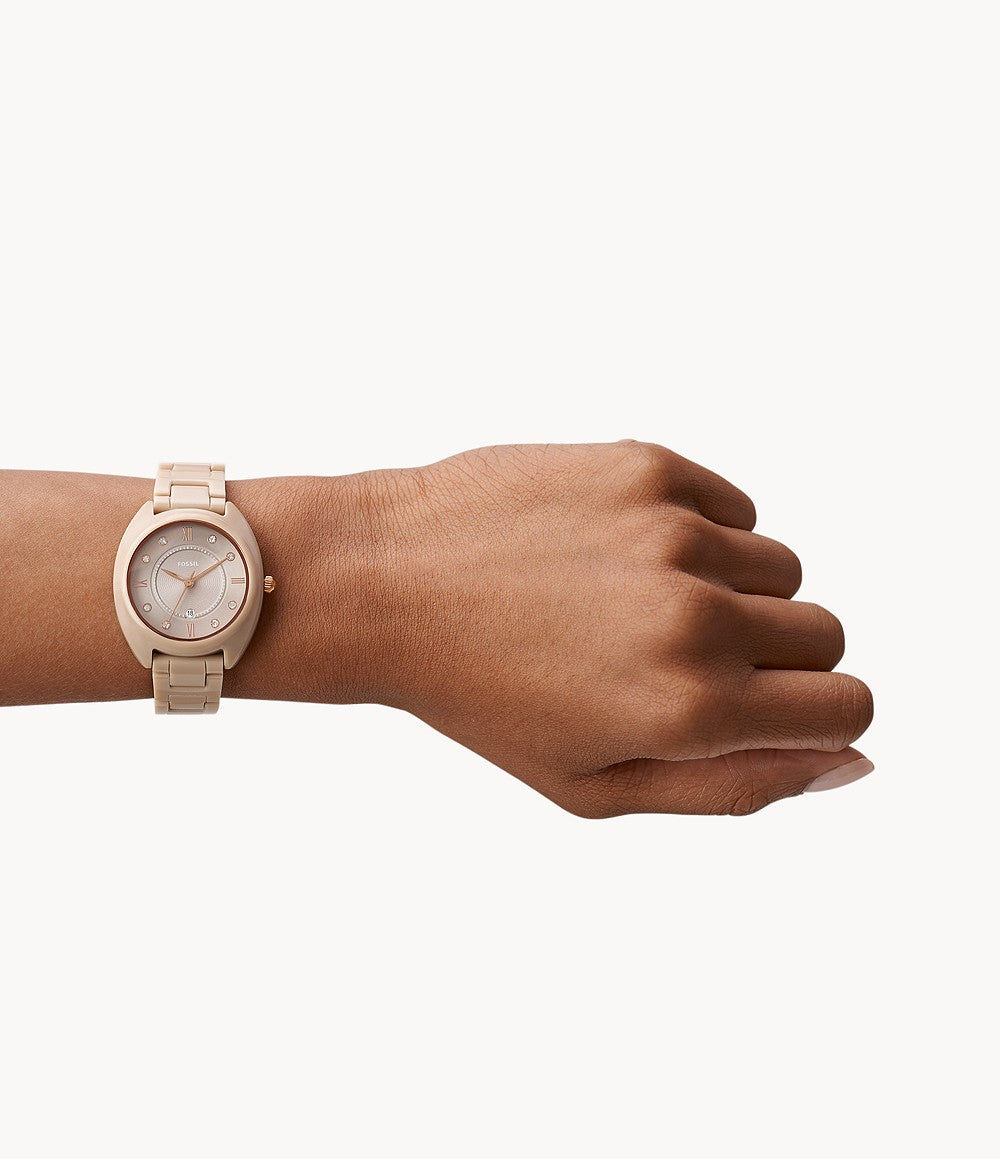 Fossil Gabby Salted Caramel Dial Women 34mm
