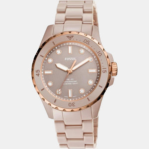 Fb-01 Women Quartz Salted Caramel Dial Analog Ceramic Watch CE1111