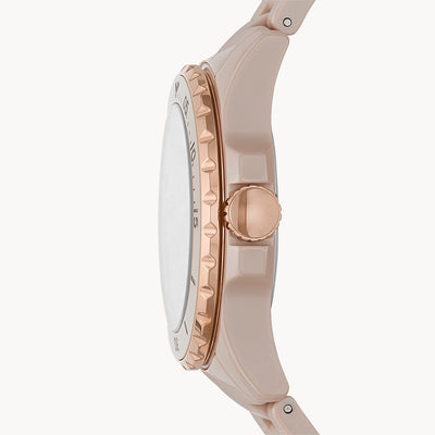 Fossil Fb-01 Salted Caramel Dial Women's Watch 36mm