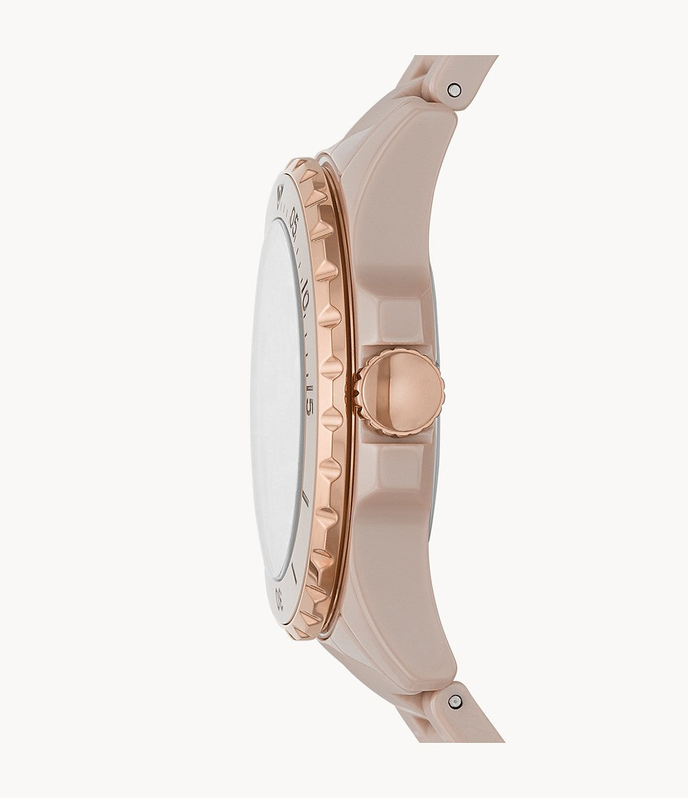 Fossil Fb-01 Salted Caramel Dial Women's Watch 36mm