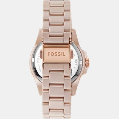 Fb-01 Women Quartz Salted Caramel Dial Analog Ceramic Watch CE1111
