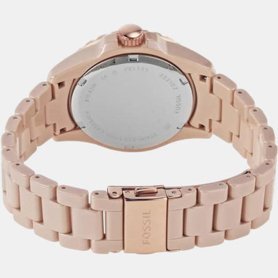 Fb-01 Women Quartz Salted Caramel Dial Analog Ceramic Watch CE1111
