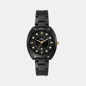 Gabby Women Quartz Black Dial Analog Ceramic Watch CE1114