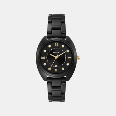 Gabby Women Quartz Black Dial Analog Ceramic Watch CE1114
