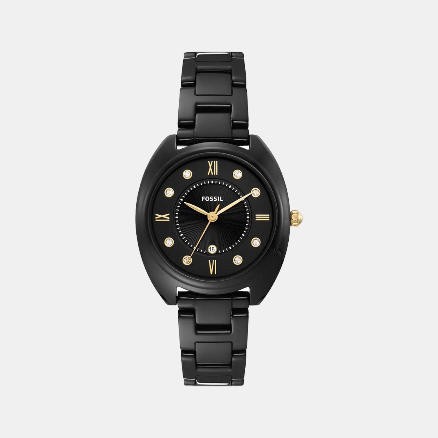 Gabby Women Quartz Black Dial Analog Ceramic Watch CE1114