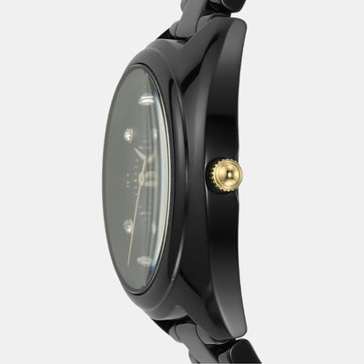 Gabby Women Quartz Black Dial Analog Ceramic Watch CE1114