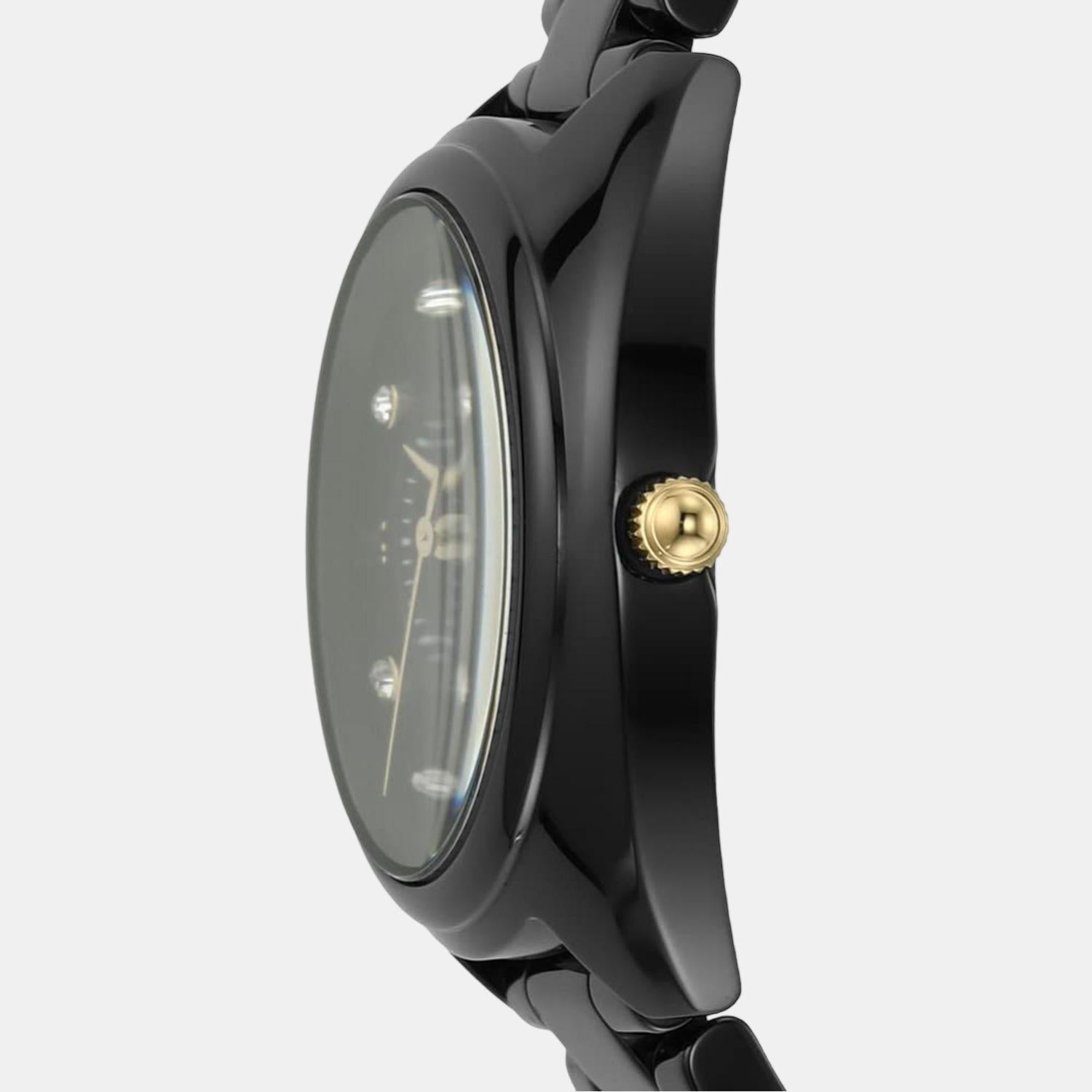 Gabby Women Quartz Black Dial Analog Ceramic Watch CE1114