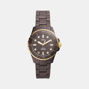 Fb-01 Women Quartz Brown Dial Analog Stainless Steel Watch CE1121