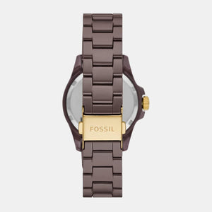 Fb-01 Women Quartz Brown Dial Analog Stainless Steel Watch CE1121