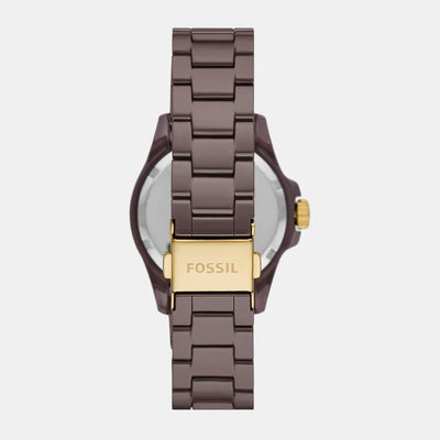 Fb-01 Women Quartz Brown Dial Analog Stainless Steel Watch CE1121