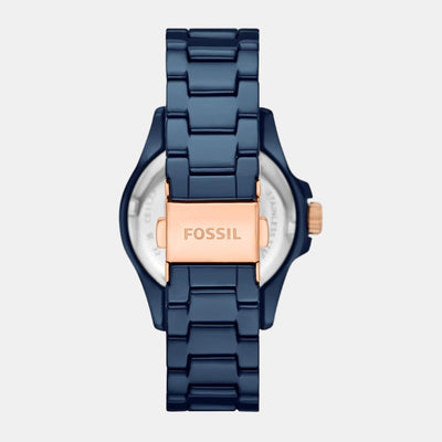 Fb-01 Women Quartz Blue Dial Analog Stainless Steel Watch CE1125