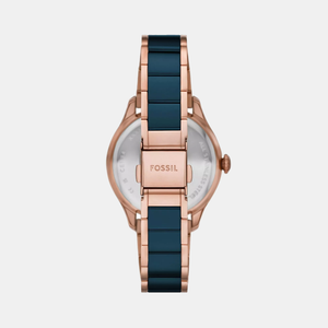 Gilmore Quartz Women Navy Blue Dial Analog Ceramic Watch CE1134