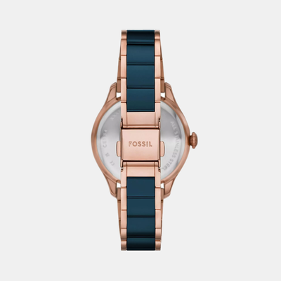 Gilmore Quartz Women Navy Blue Dial Analog Ceramic Watch CE1134