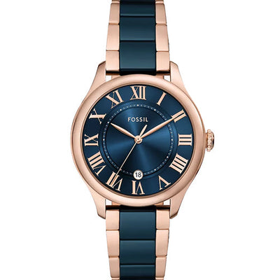 Fossil Gilmore Blue Dial Women 38mm CE1134