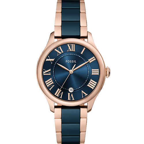 Fossil Gilmore Blue Dial Women 38mm CE1134