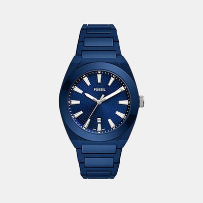 Everett Men Quartz Blue Dial Analog Ceramic Watch CE5029