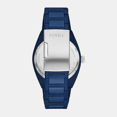 Everett Men Quartz Blue Dial Analog Ceramic Watch CE5029