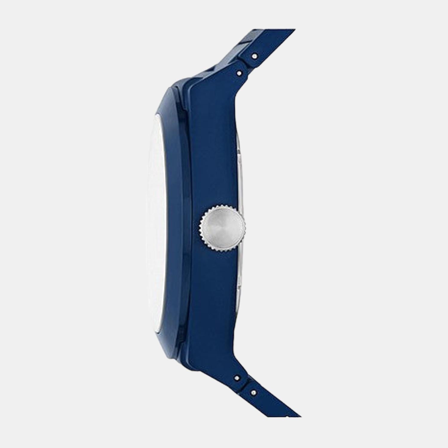 Everett Men Quartz Blue Dial Analog Ceramic Watch CE5029