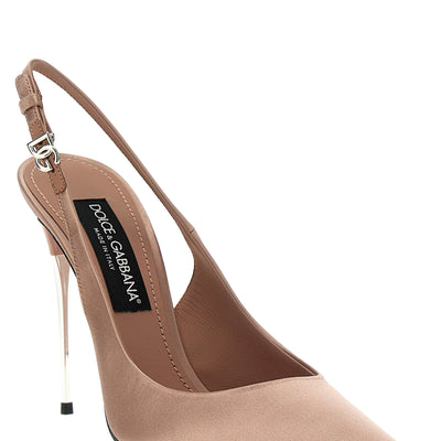 Dolce & Gabbana Satin Slingbacks