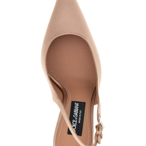 Dolce & Gabbana Satin Slingbacks
