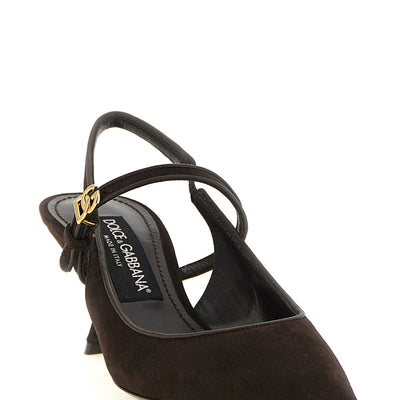 Dolce & Gabbana Suede Slingbacks