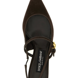 Dolce & Gabbana Suede Slingbacks