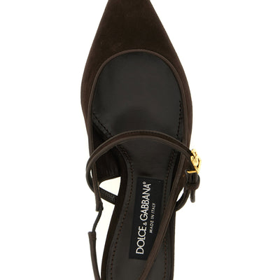 Dolce & Gabbana Suede Slingbacks