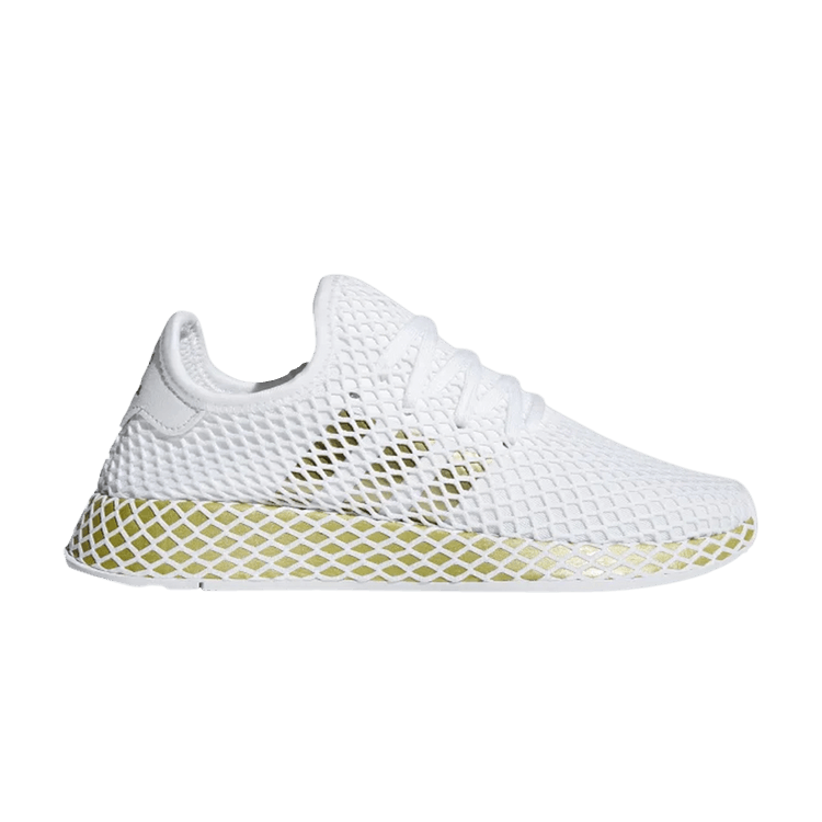 adidas Deerupt Runner White Gold Metallic (Women's)