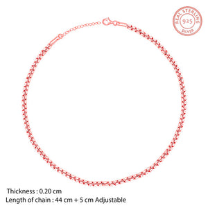 Rose Gold Whimsical Charm Chain