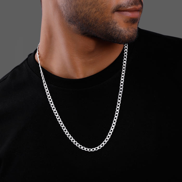 Silver Bravura Chain for Him