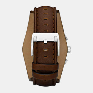Coachman Men Quartz Two Tone Dial Chronograph Leather Watch CH2565